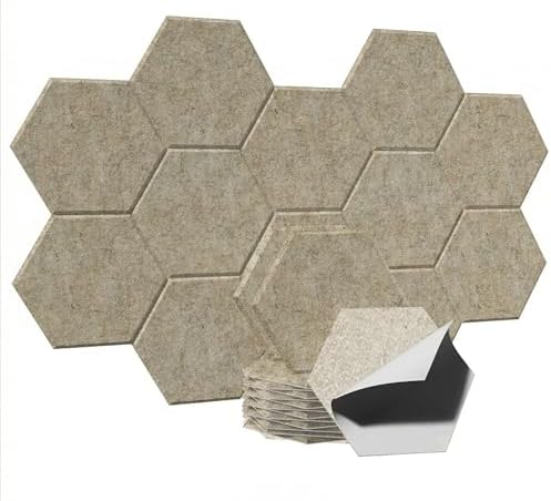 Acoustic Panels, Magrowill 12-Pack Soundproof Wall Panels 12 X 10 X 0.4 Inches by Magrowill