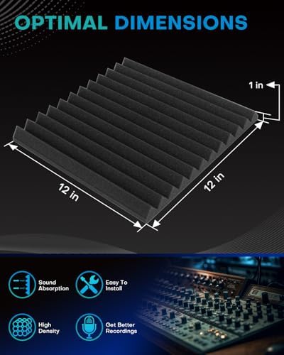 96 Pack Sound Proof Foam Panels - Image 2