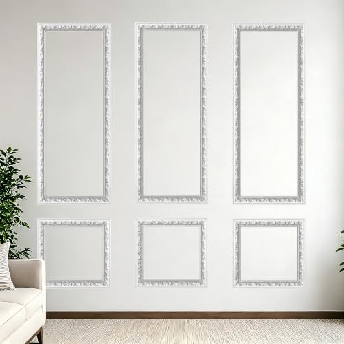 Peel and Stick Wall Molding Kit, Wainscoting Panel Accent Wall Molding Trim by TRAIN2ART