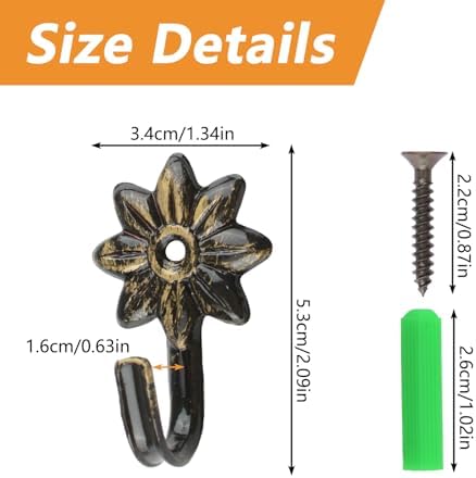 MOROBOR Flower Decorative Wall Hooks - Image 2
