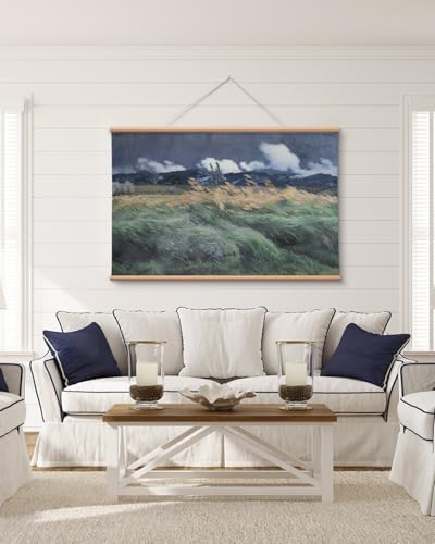 VIYYIEA Extra Large Canvas Wall Art, 36x54 Inch Impressionist Landscape Painting - Image 6
