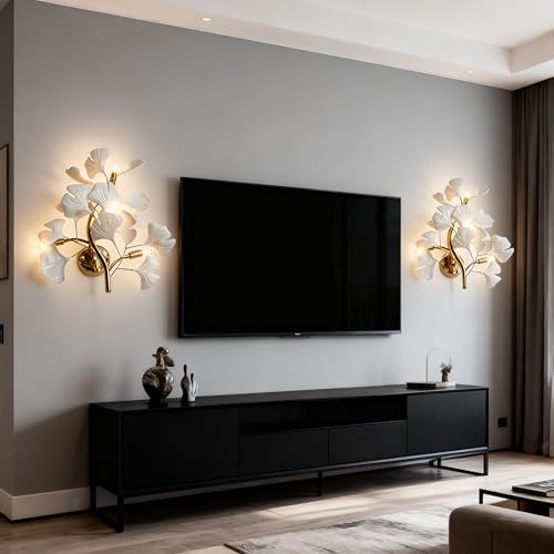 Fandian Modern Wall Sconces Ginkgo Wall Lighting - Image 3