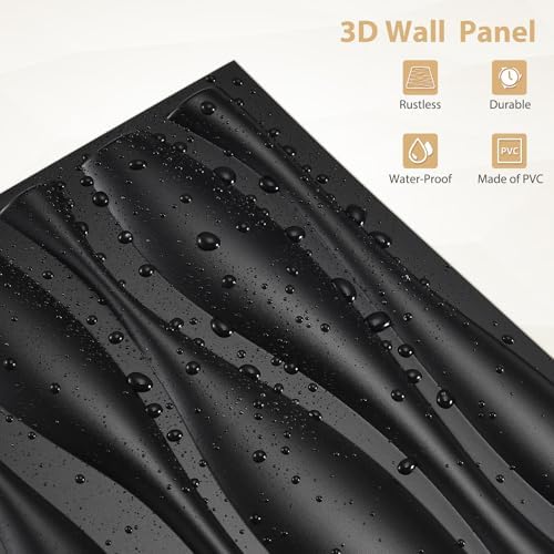 Heikki 30 Pack 3D Wall Panel for Interior Wall Décor, PVC Flower Textured Wall - Image 2