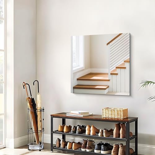 CILIBER Frameless Mirror, 30x30 Square Bathroom Mirrors - Image 7