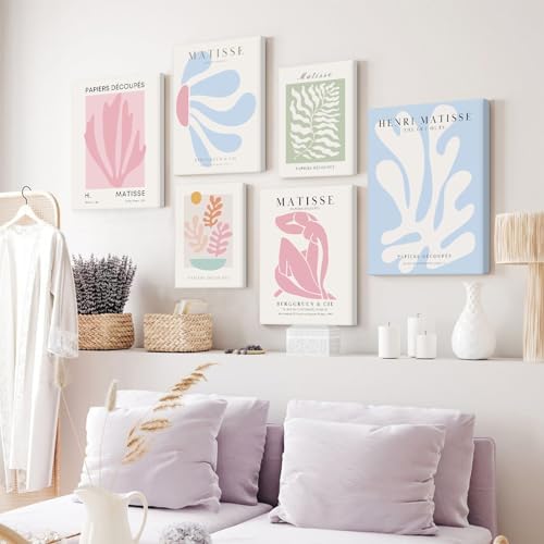 Henri Matisse Wall Art Prints Pink Blue Canvas Wall Decor Aesthetic Pictures - Image 6