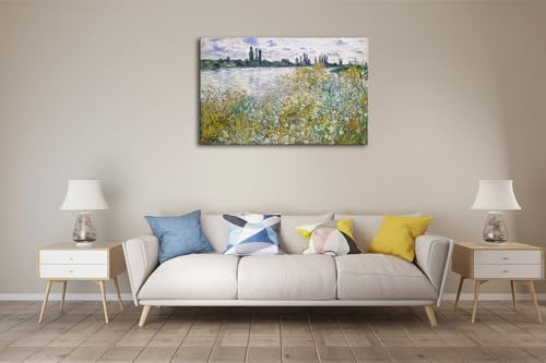 Flowers on the Banks of Seine near Vetheuil by Claude Monet - Image 3