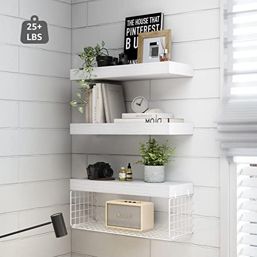 QEEIG Bathroom Shelves Over Toilet Wall Mounted - Image 4