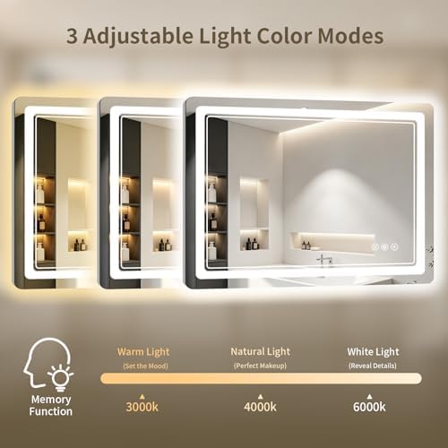 24"x36" LED Bathroom Mirror - Image 6