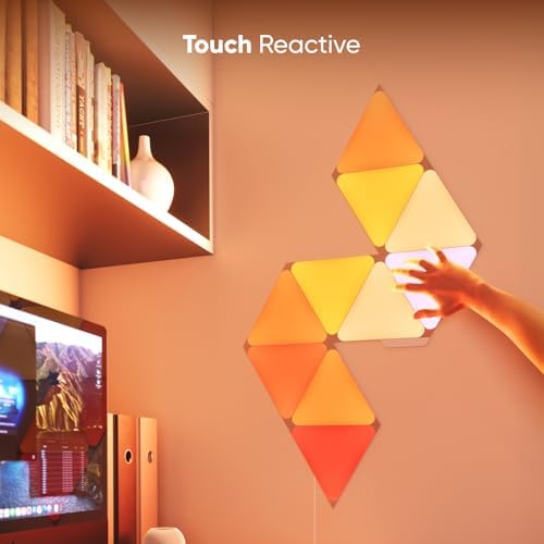 Nanoleaf Shapes Triangle Lights, Smart RGBW LED Wall Light Panels - Image 6
