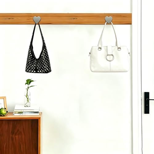 Heart Shaped Coat Hook, Decorative Wall Hook, Single Prong Robe Hook - Image 6