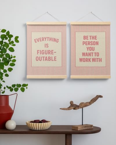 FGFK Positive Affirmations Wall Art Poster Hanger Frame 12x16 Inch - Image 3