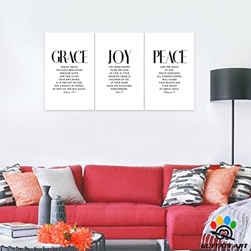 Office Wall Art-3 Panel Motivational Canvas Art - Image 2