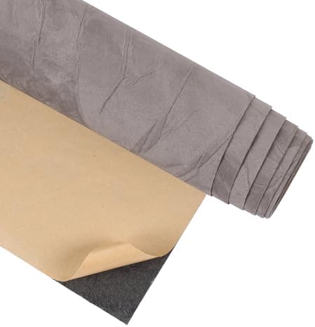 CRE8TIVE Crinkle Crushed Velvet Wallpaper Peel and Stick Grey Contact Paper by CRE8TIVE