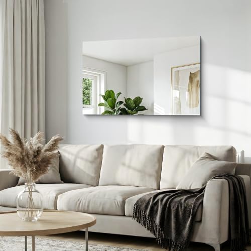 30x48 Inch Frameless Mirror, Frameless Bathroom Mirror - Image 7