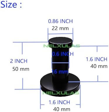 Classic Black Stainless Steel Single Super Heavy Duty Wall Mount Hook, Bath - Image 5