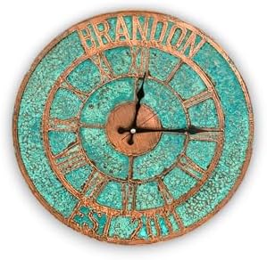 Handmade Copper Wall Clock Artisan Touch in Every Piece by NOOCART