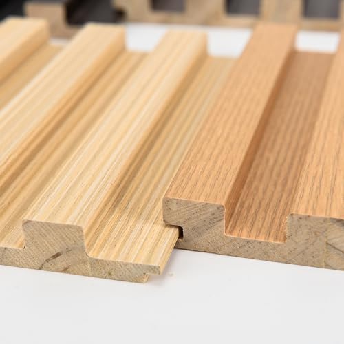 Art3d 6 x 5.7 Inch Slat Solid Wood Slat Wall Panels, Sample Pack - Image 5