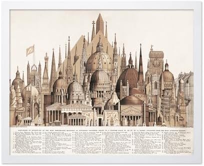 Poster Master Vintage Principal High Buildings of the Old World Poster by PosterMaster