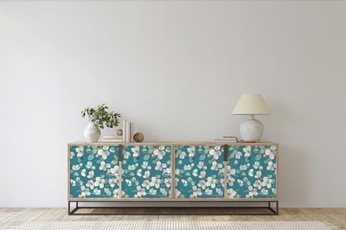 Peel and Stick Wallpaper Roll, It's Actually Cerulean Design - Image 5