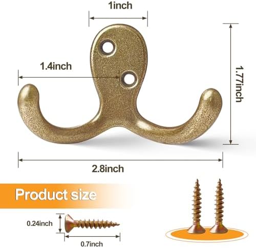 CBWLWJ 25 Pack Coat Hooks Wall Hooks - Image 6