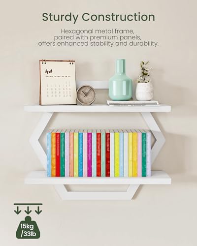 CHOEZON Hexagon Floating Shelves - Image 4