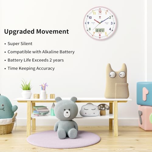 Foxtop Digital and Analog Learning Clock - Image 5