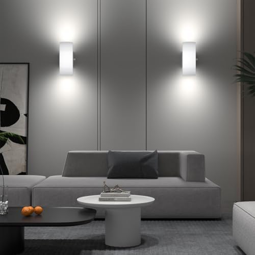 ChangM Wall Sconce Set of 2 Modern LED Wall Light Lamps Dimmable by Rotate - Image 5