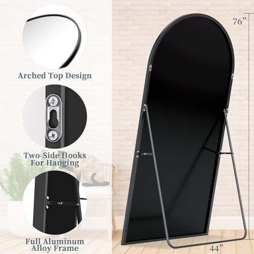 76"x44" Arched Full Length Mirror - Image 5