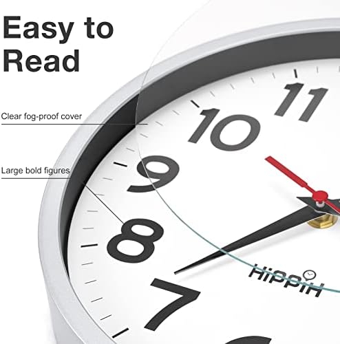 HIPPIH 10 Inch Wall Clock - Image 3