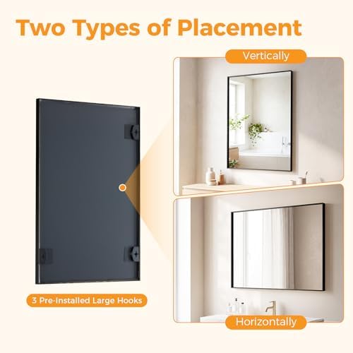DUMOS 22"x30" Wall Mirror, Bathroom Mirrors - Image 6