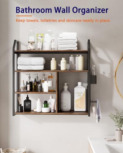 Floating Shelves with LED Light, 31.5" Wall Mounted Display Shelf - Image 6