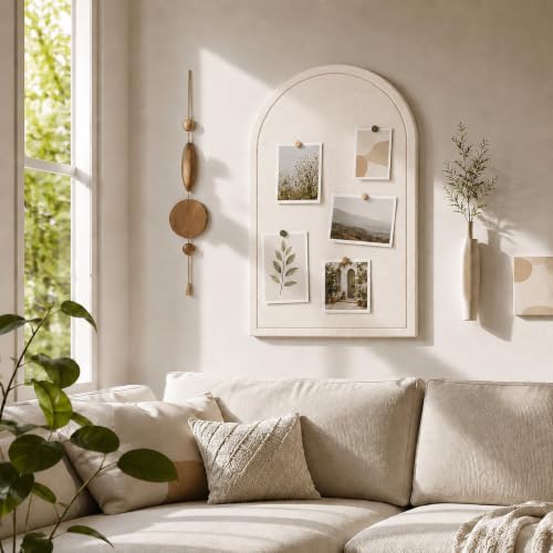 Large Arched Felt Bulletin Board, Sized 36" x 24" - Image 5