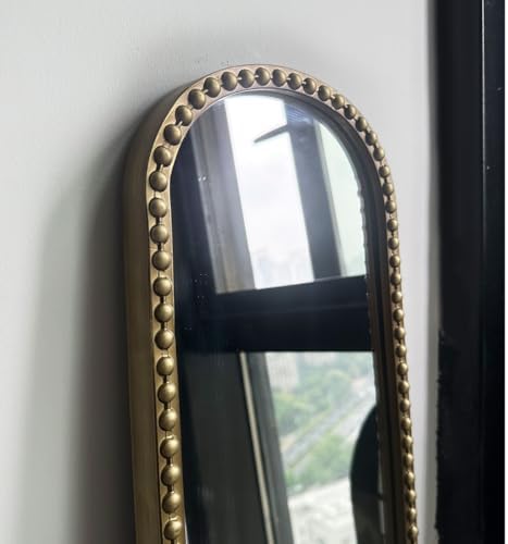 Long Skinny Mirror for Wall, Metal Frame - Image 5
