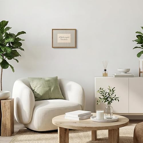 Framed Vintage Inspiring Canvas Wall Art, It Feels So Good to Be Home Canvas - Image 7