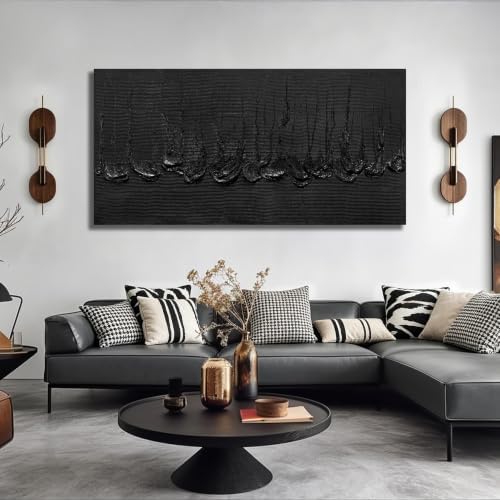 HUBOSKN Extra Large Wall Art For Living Room Abstract Painting Wall Decor For - Image 2