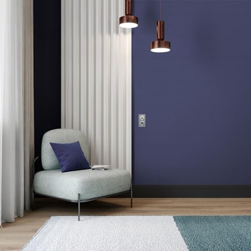Dark Blue Peel and Stick Wallpaper Self-Adhesive Contact Paper Not Torn - Image 4