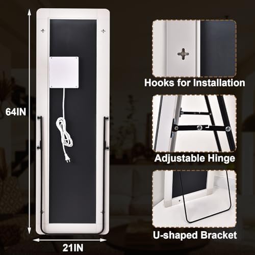 GLSLAND LED Mirror Full Length Standing - Image 7