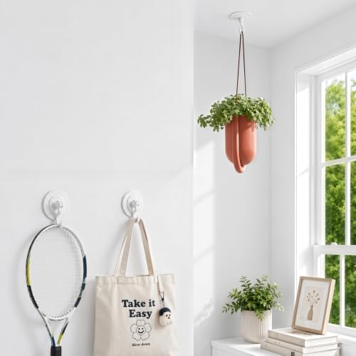 Adhesive Wall & Ceiling Decor Hooks: 6-Pack 3 lbs Heavy Duty No-Drill 360° - Image 2