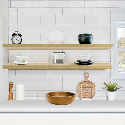Sorbus Floating Shelves for Wall Storage - Image 2
