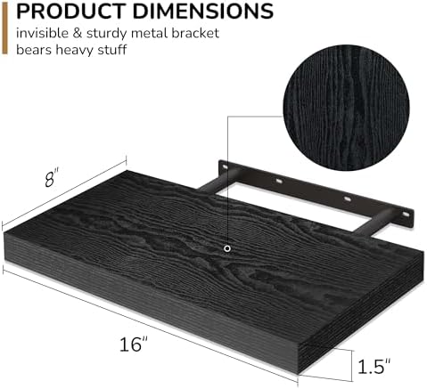 Fun Memories 16 Inch Floating Shelves - Image 3