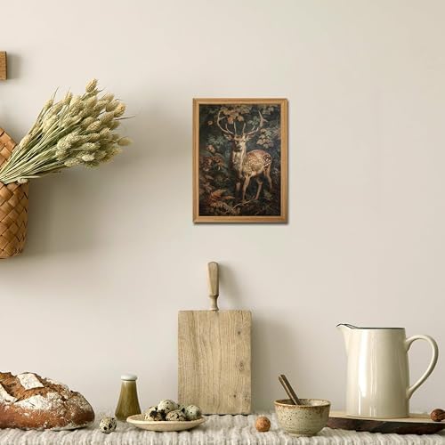 Framed 3D Textured Vintage Wall Art - Image 4