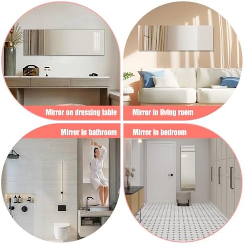 Full Length Mirror, 47.25x15.75 Inch Acrylic Shatterproof Soft Mirrors - Image 7