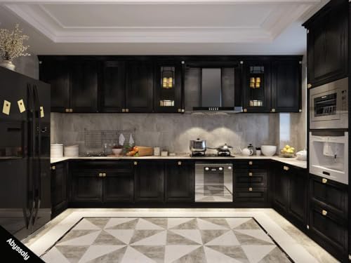 Abyssaly Black Wood Contact Paper Peel and Stick Wallpaper - Image 5