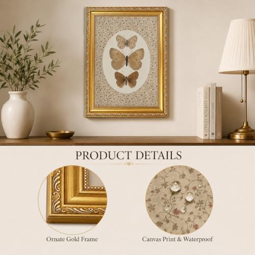 Vintage Butterfly Specimen Wall Art - Image 2