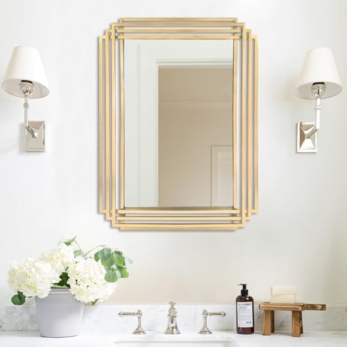 24"x18" Rectangle Decorative Mirror by DAOYIJIAJUAestheticMirror