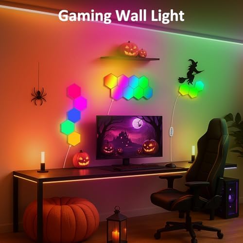 Hexa Light Panels, RGB Hexagon LED Wall Lights, Smart Home Creative Wall - Image 2