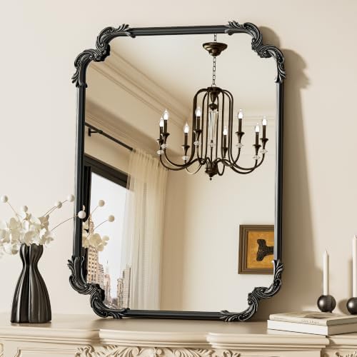 TETOTE Antique Black Rectangle Mirror by TETOTE