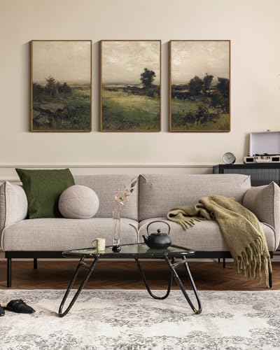 InSimSea Oversized Vintage Landscape Art, Field Picture - Image 3