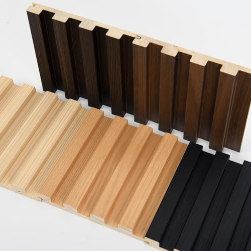 Art3d 6 x 5.7 Inch Slat Solid Wood Slat Wall Panels, Sample Pack - Image 2