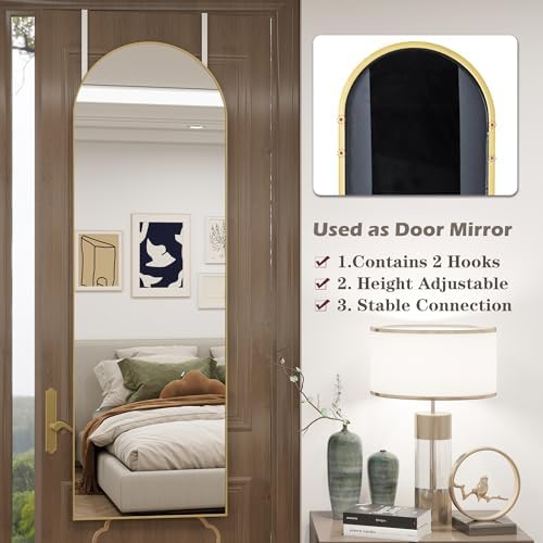 Dewfig 50"x 16" Full Length Door Mirror - Image 4